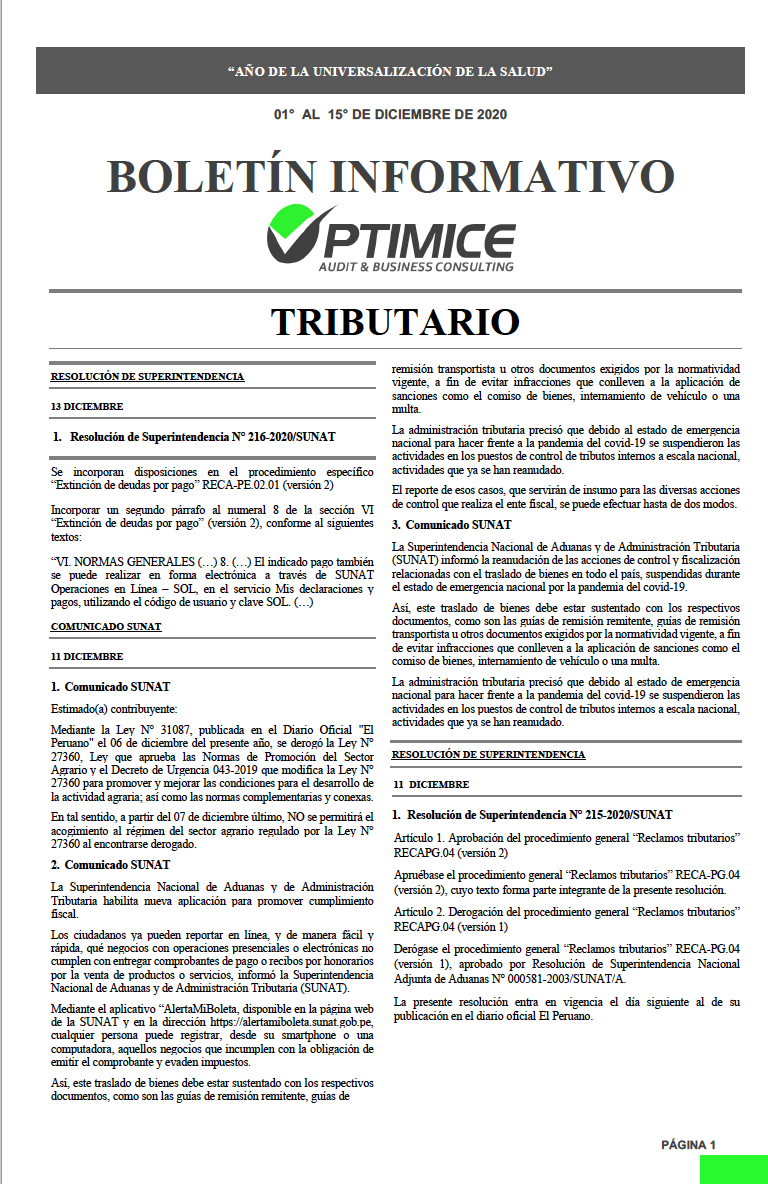 BoletinOptimice